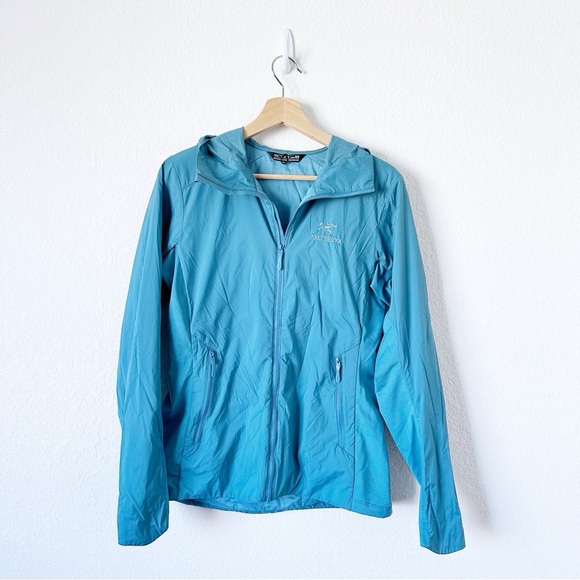 Arc’teryx Atom Lightweight Serene Blue Hoodie Women’s Size Medium - Picture 3 of 10